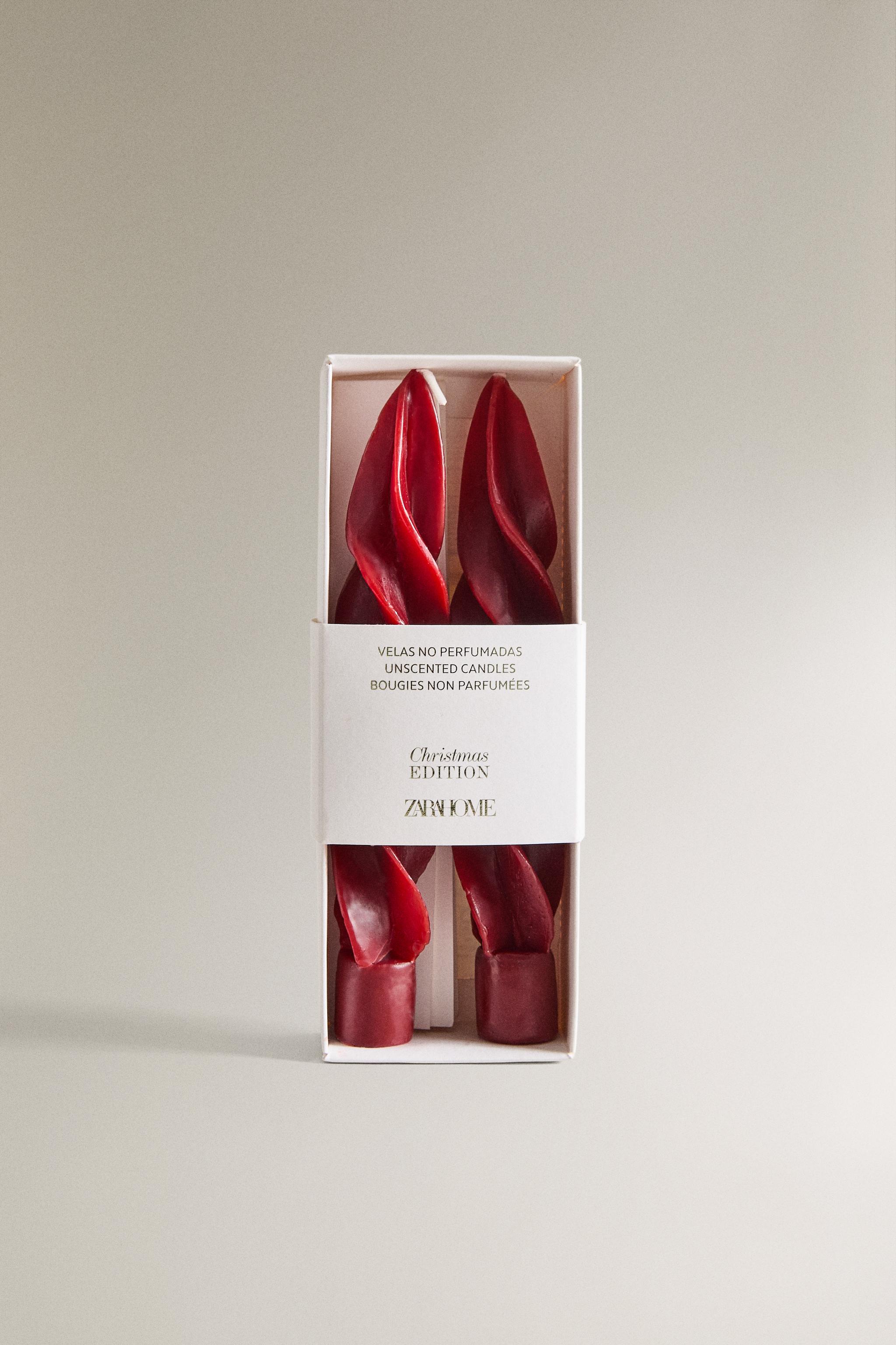 SET OF CHRISTMAS SPIRAL CANDLES (SET 2)